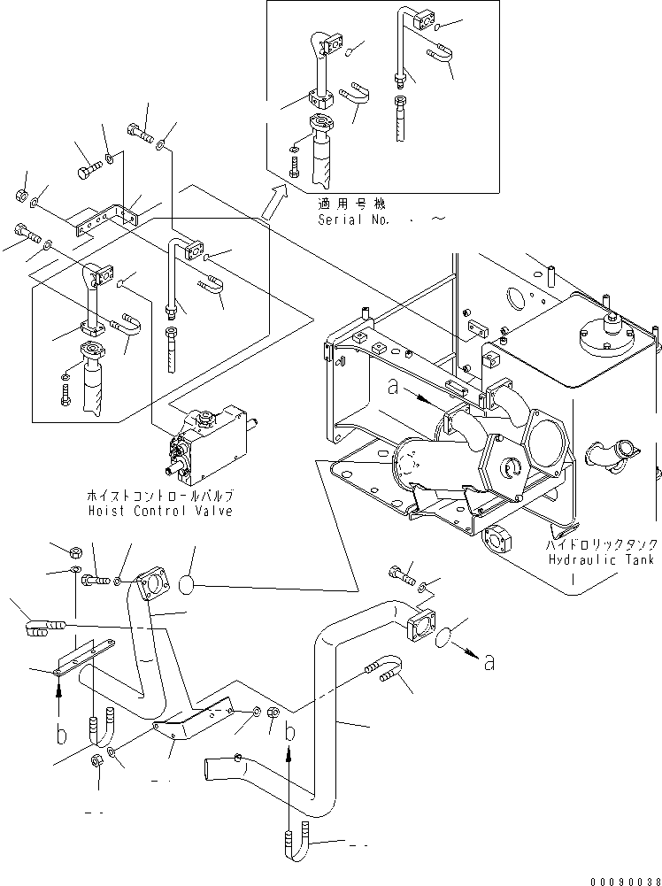 Трубка 569-61-83232 KOMATSU