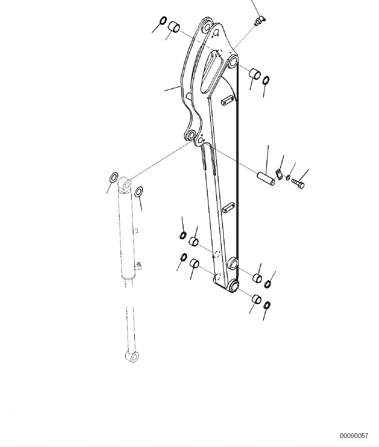 ARM, ASSEMBLY 22L-943-3200 KOMATSU