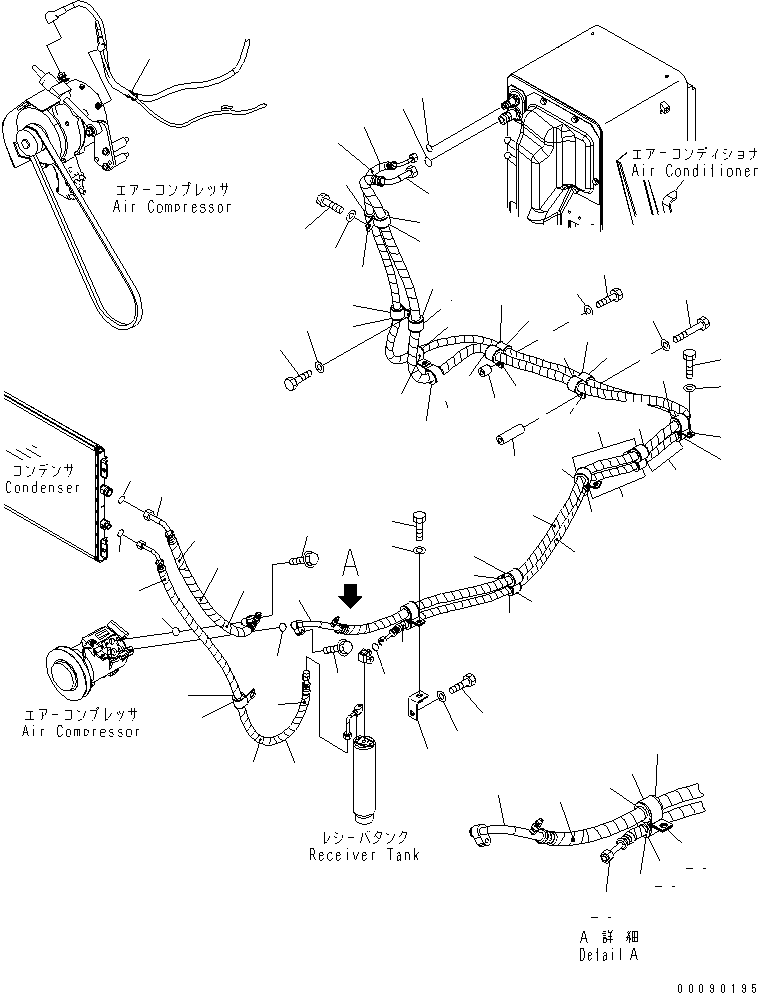 Шланг 154-911-6121 KOMATSU