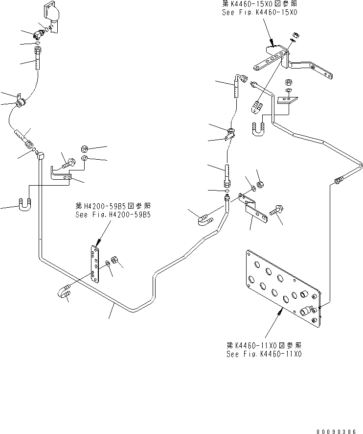 Шланг с торцевым уплотнением 02765-003A6 KOMATSU