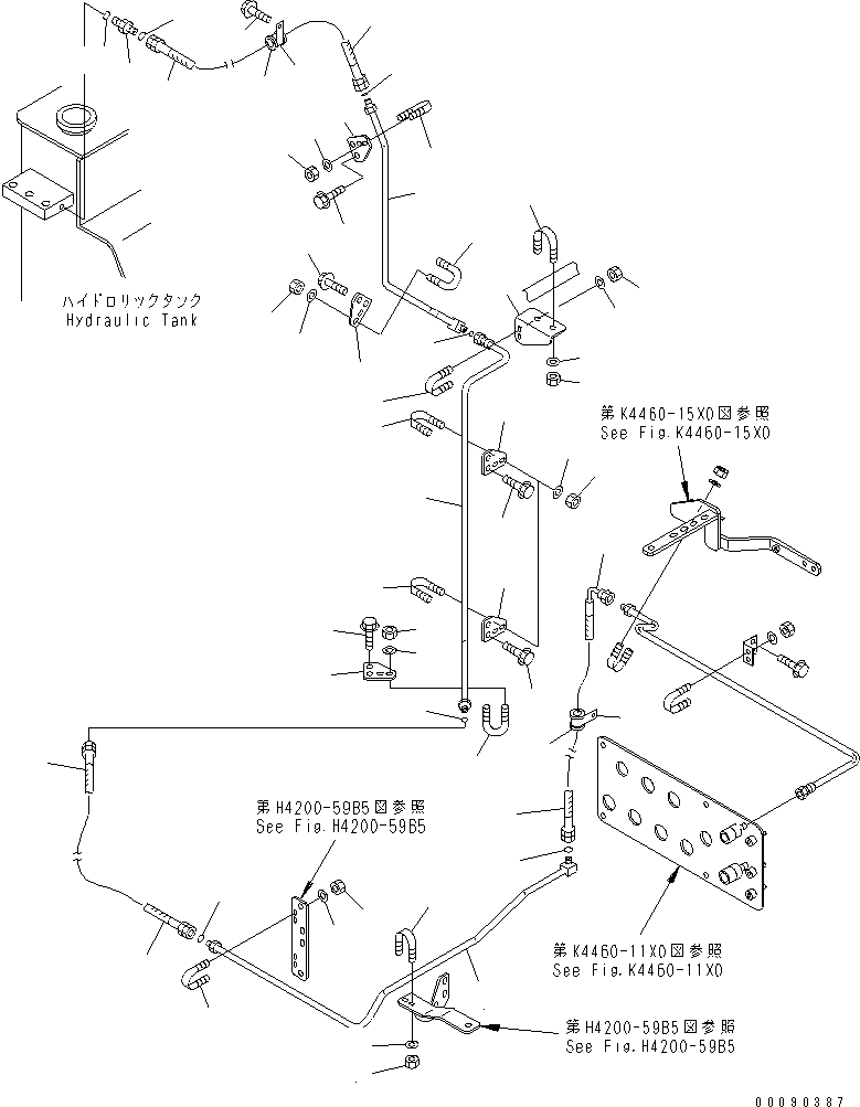 Шланг 427-Z89-3450 KOMATSU