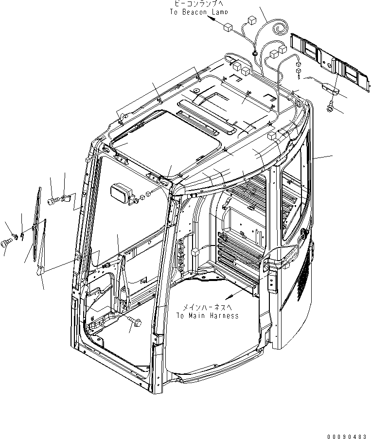 Жгут проводов 22U-06-27980 KOMATSU