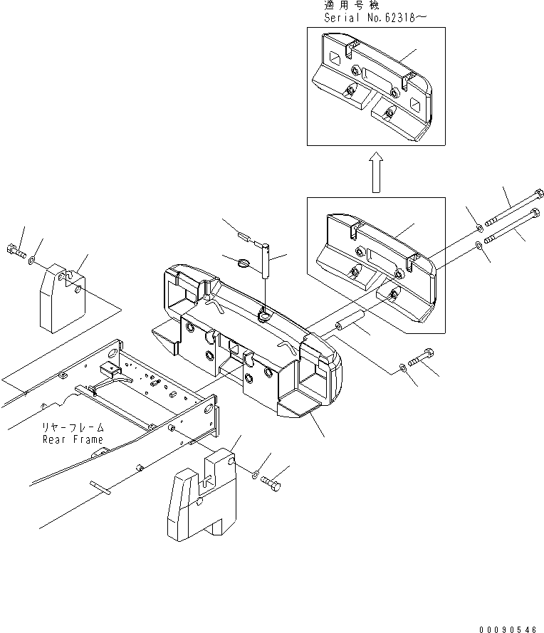 WEIGHT,L.H. 423-974-3110 KOMATSU