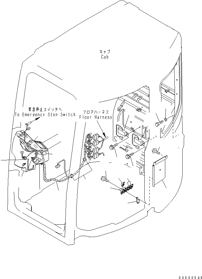 Жгут проводов 22U-06-27950 KOMATSU