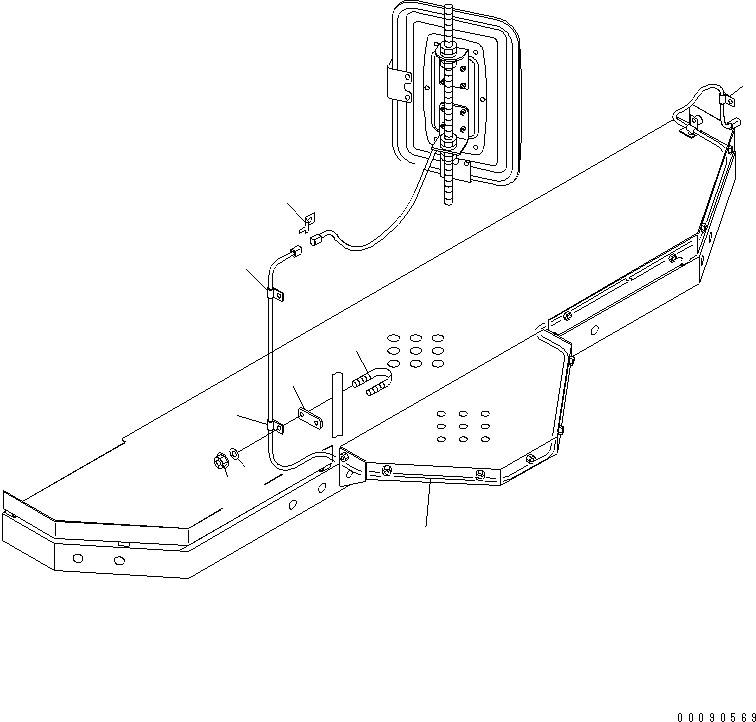 Wiring Harness, L.H. 569-95-88320 KOMATSU