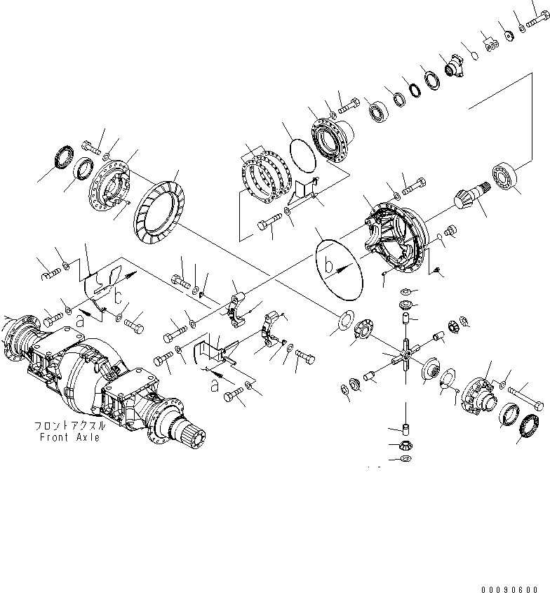 Дифференциал в сборе 425-22-31012 KOMATSU
