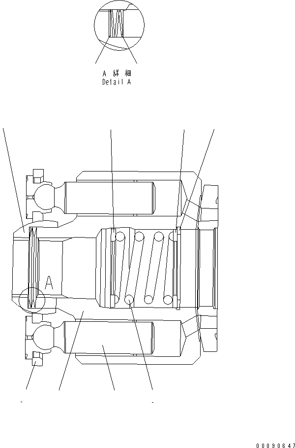 Кольцо UC1700834058 KOMATSU