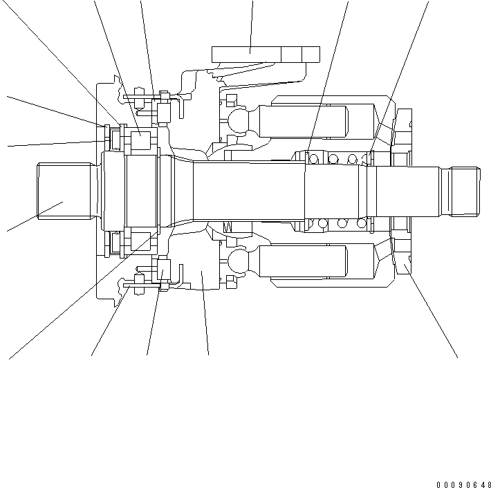 Drive Shaft Assembly UC1099217074 KOMATSU