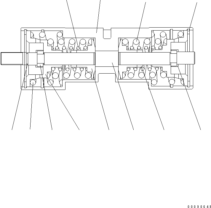 Пружина UC1096506775 KOMATSU