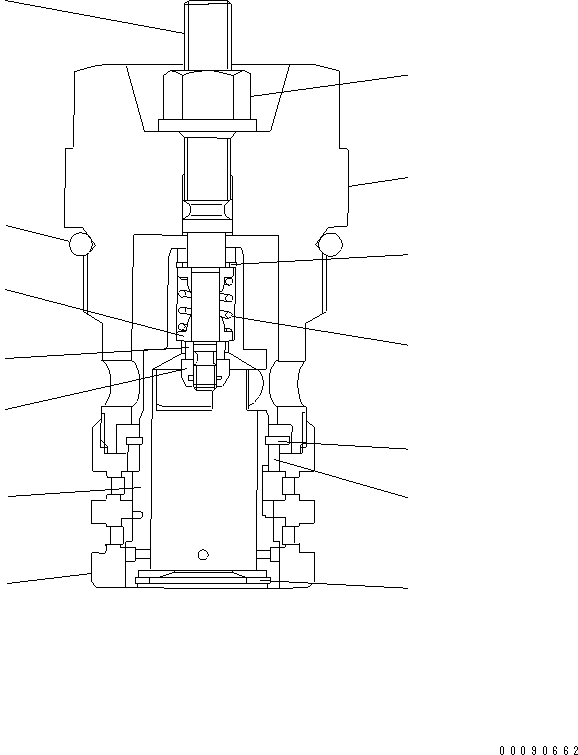 Пружинная шайба UC1302154008 KOMATSU