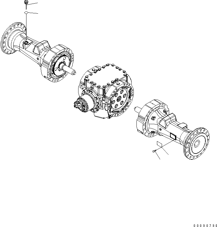 FINAL DRIVE ASS'Y,R.H. (424-23-32030) KOMATSU