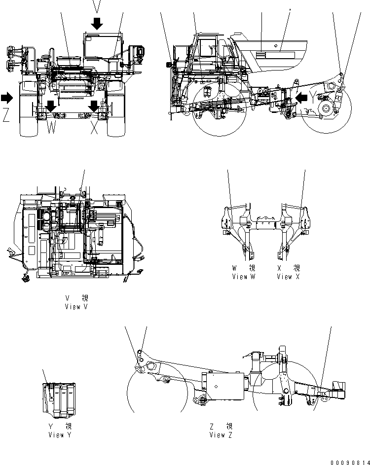 Табличка момента затяжки тормозного фильтра 56B-93-32110 KOMATSU