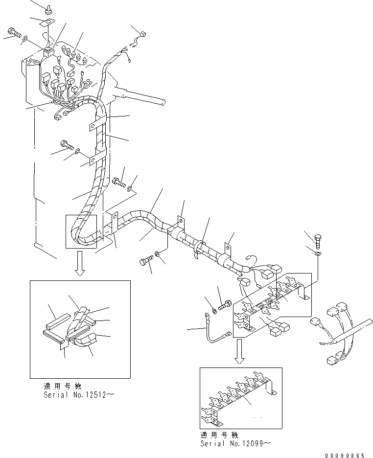 PLATE, MARK,ON-OFF 235-53-41230 KOMATSU