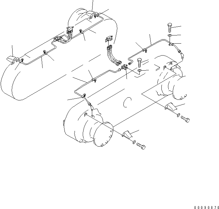 Соединение 232-44-54970 KOMATSU
