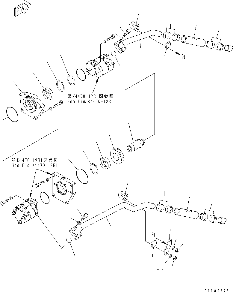 Трубка 427-S05-5952 KOMATSU