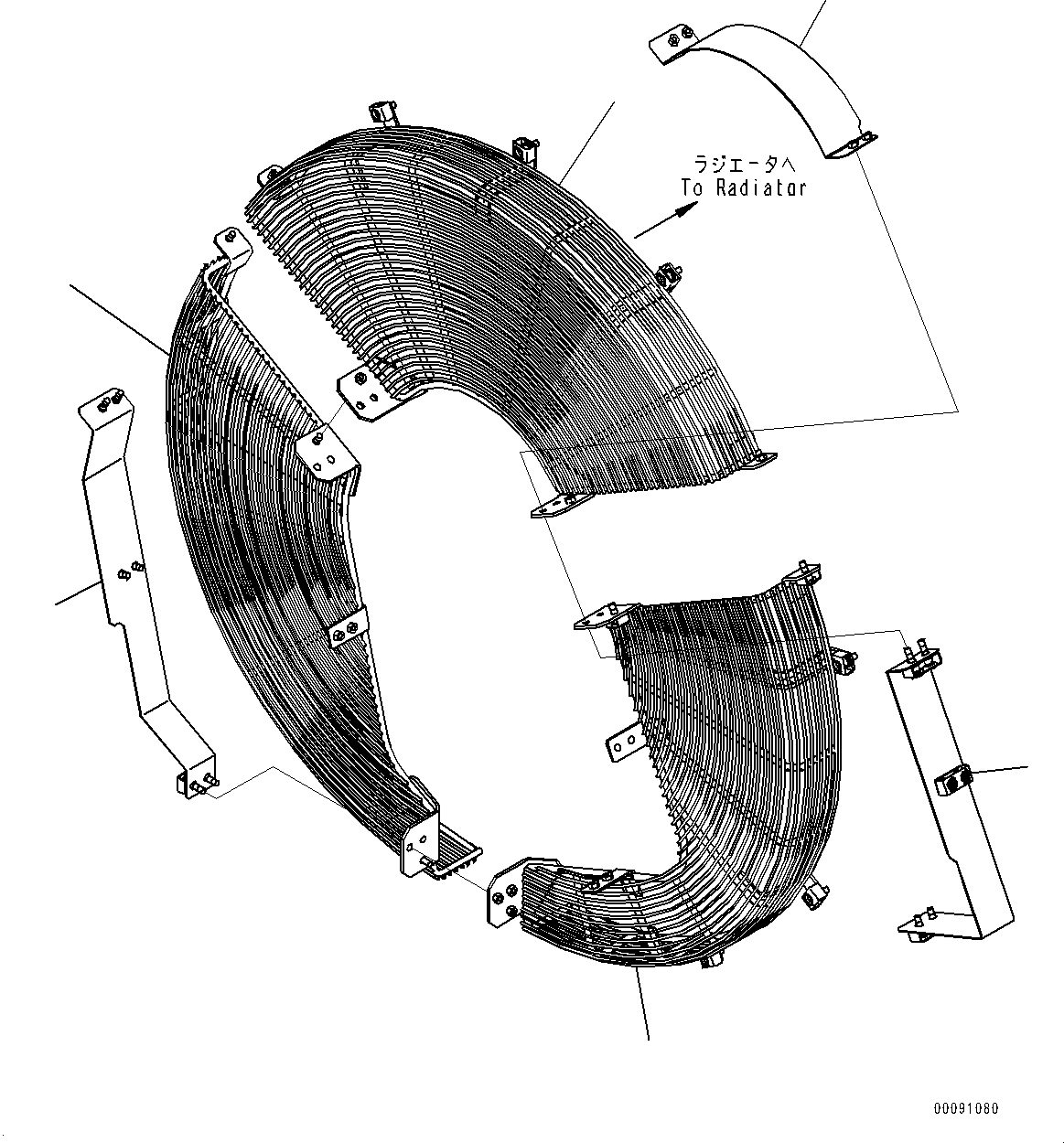 Cover Assembly, L.H. 427-03-23640 KOMATSU
