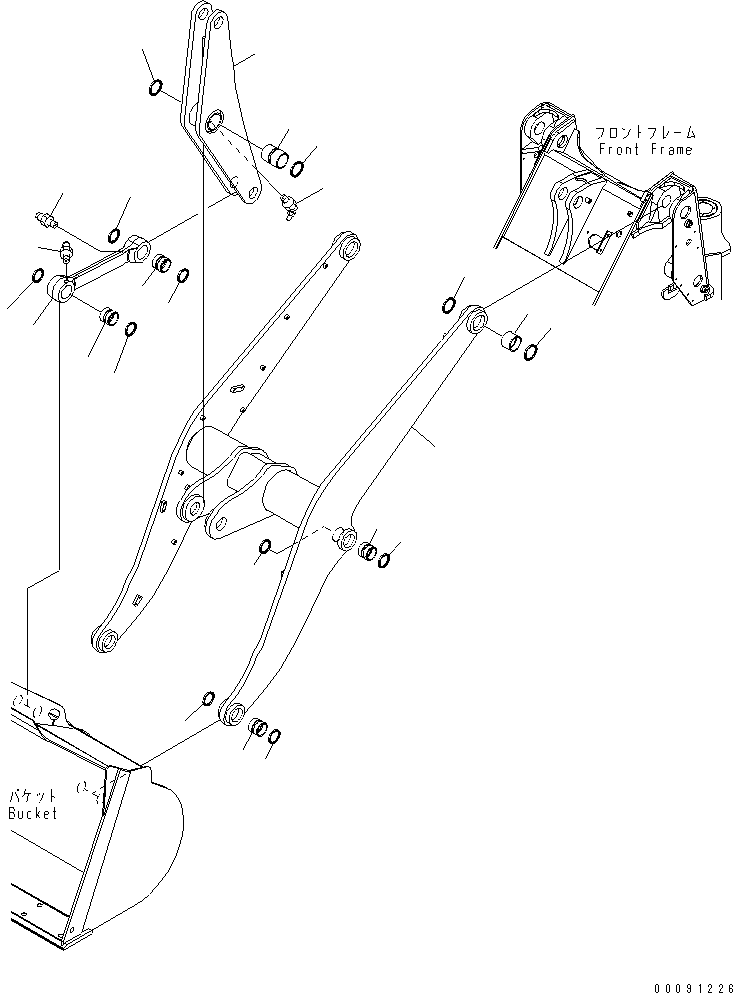 Boom Assembly 417-V88-3722 KOMATSU