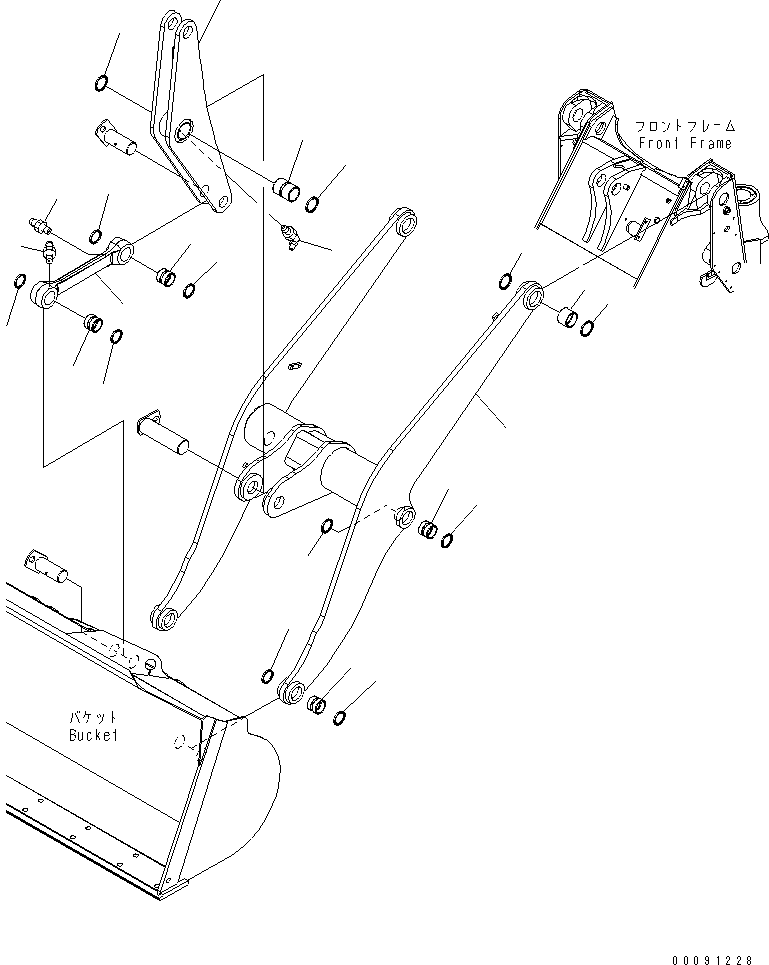 Boom Assembly 417-850-3111 KOMATSU