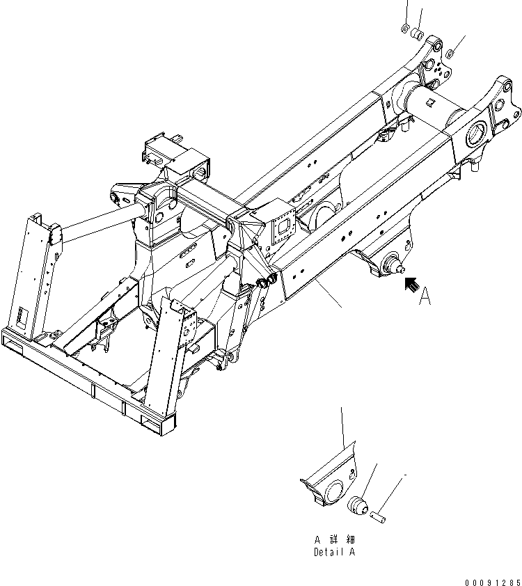 FRAME SUB ASS'Y 561-46-82111 KOMATSU