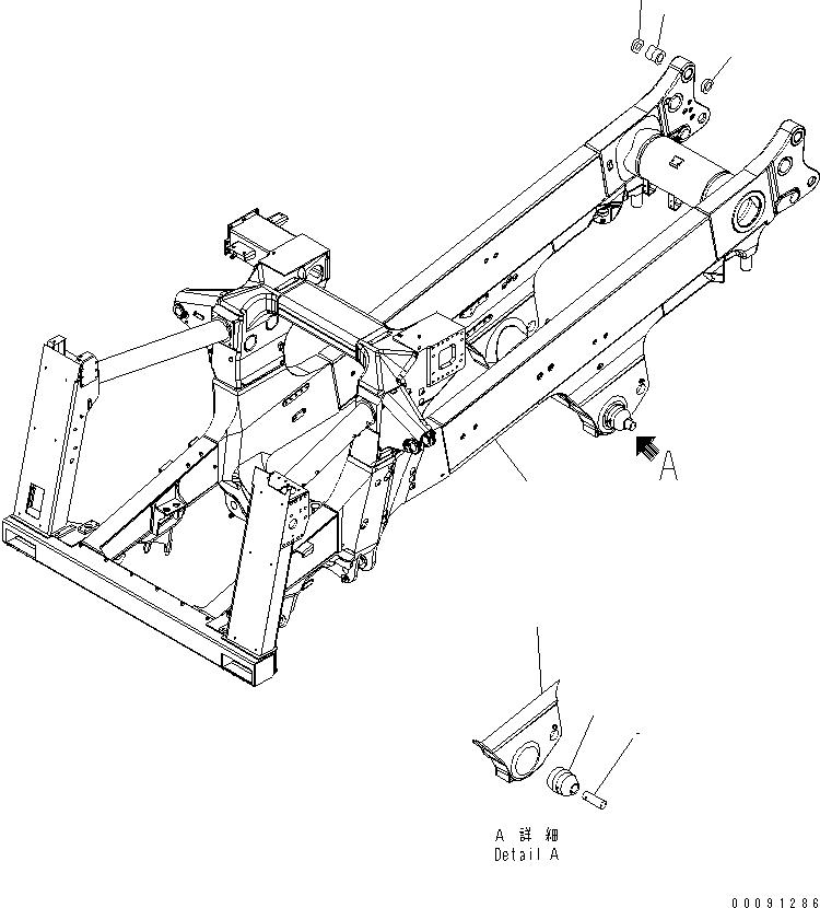 FRAME SUB ASS'Y 561-46-81182 KOMATSU