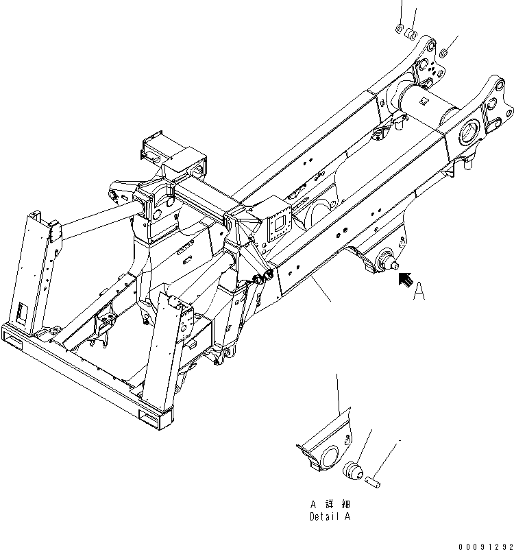 FRAME SUB ASS'Y 561-46-82121 KOMATSU