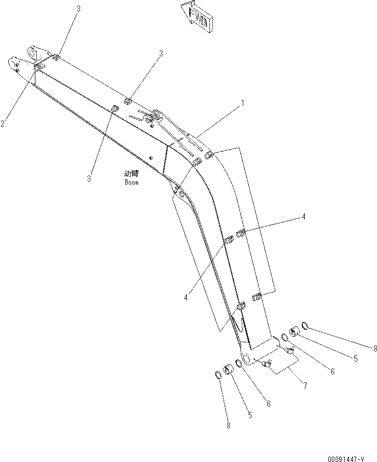 SEAT(WELDED) 201-70-84A71 KOMATSU