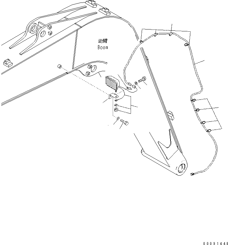 Жгут проводов 201-06-81211 KOMATSU