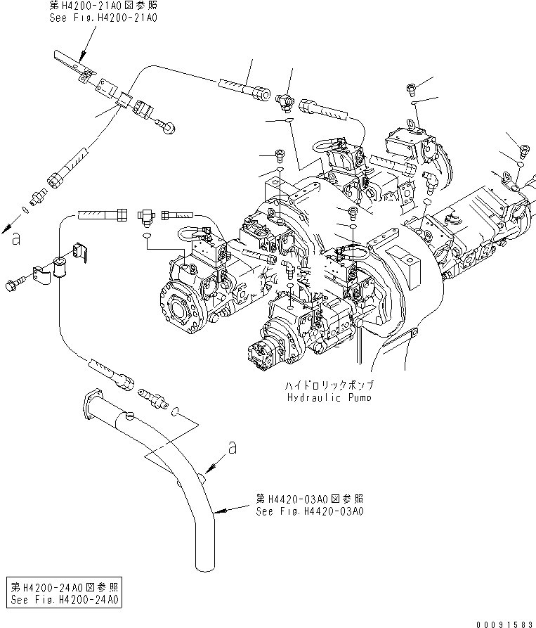 Тройник 42C-62-15590 KOMATSU