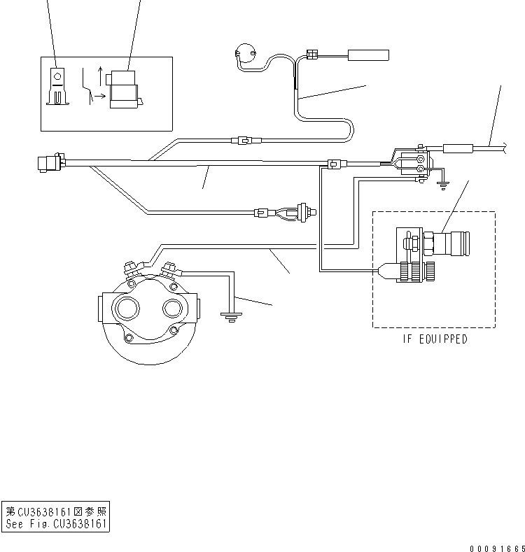 ELECTRICAL PARTS KIT CU3638161 KOMATSU