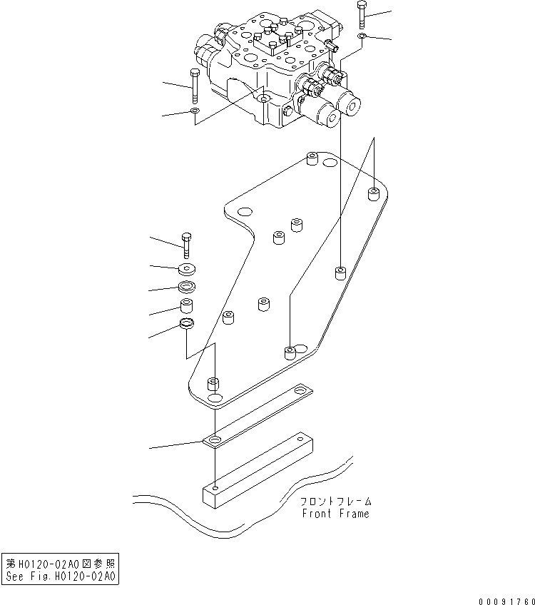 SERVICE KIT,FOR THREE VALVE 42C-62-05020 KOMATSU