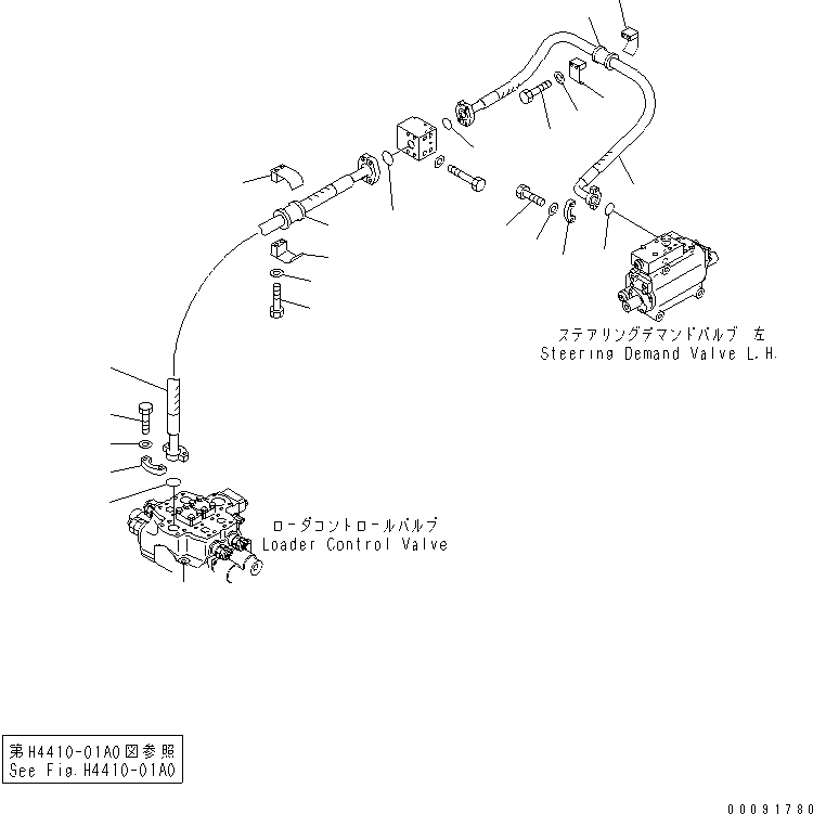 Шланг 42C-62-17650 KOMATSU