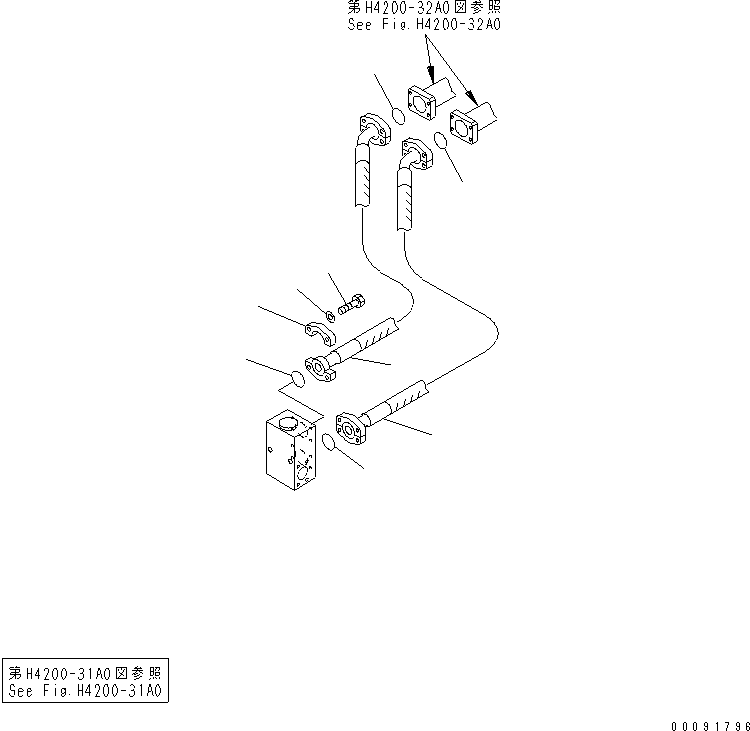 Шланг 42C-62-14410 KOMATSU