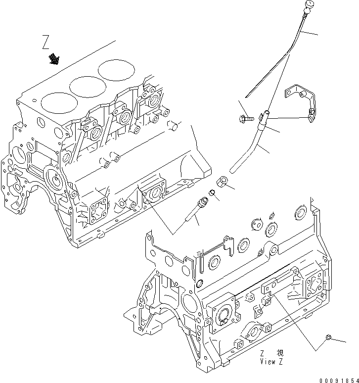 GAUGE, OIL 6271-21-5460 KOMATSU