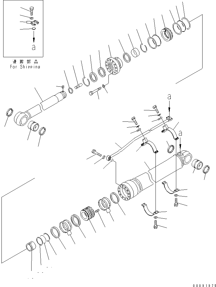 ARM CYLINDER ASS'Y 707-01-0CC20 KOMATSU