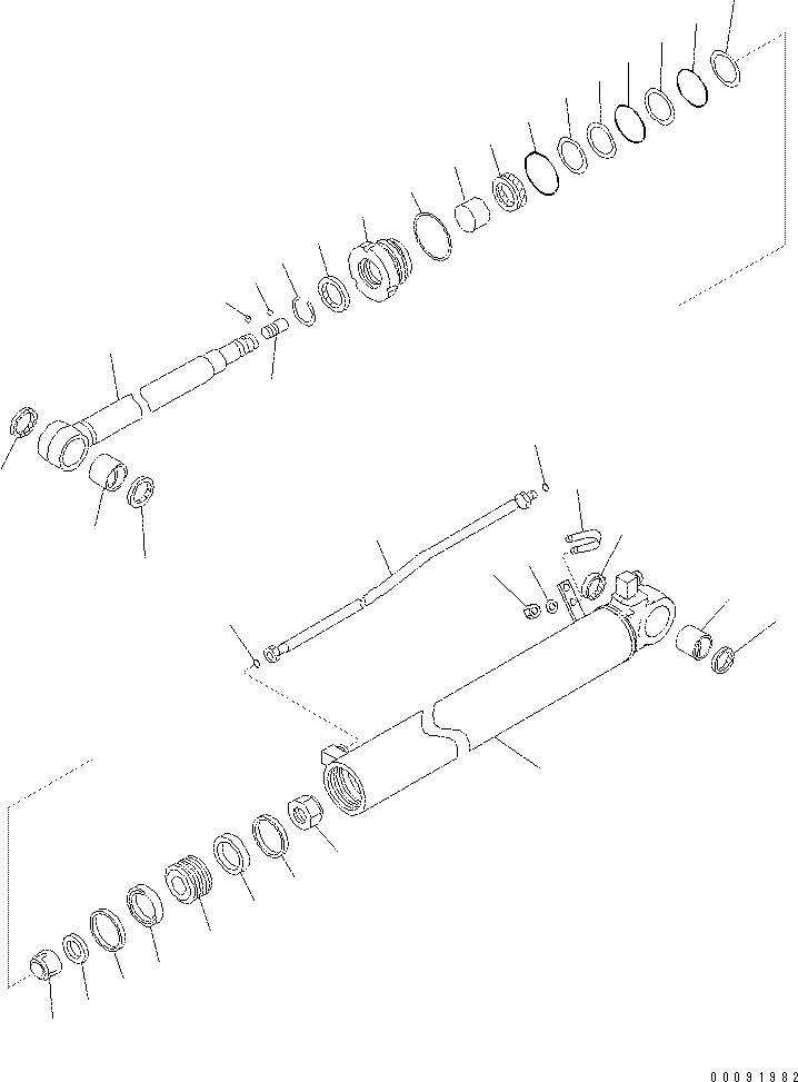 CYLINDER GROUP, (NATURAL YELLOW) (¡ò707-00-XT271) KOMATSU