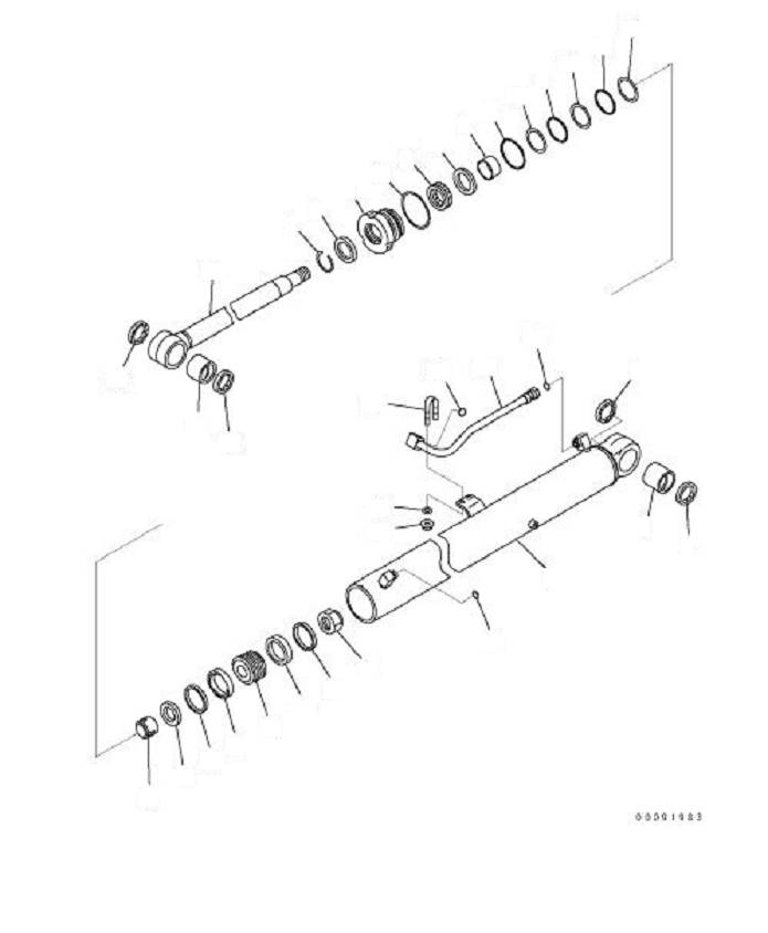 CYLINDER GROUP, BOOM (¡ò707-00-XT261) KOMATSU