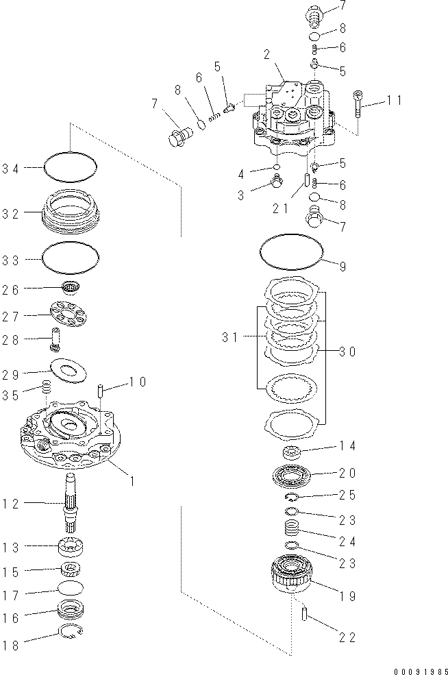 Стопорное кольцо (¡ï04065-03212) KOMATSU