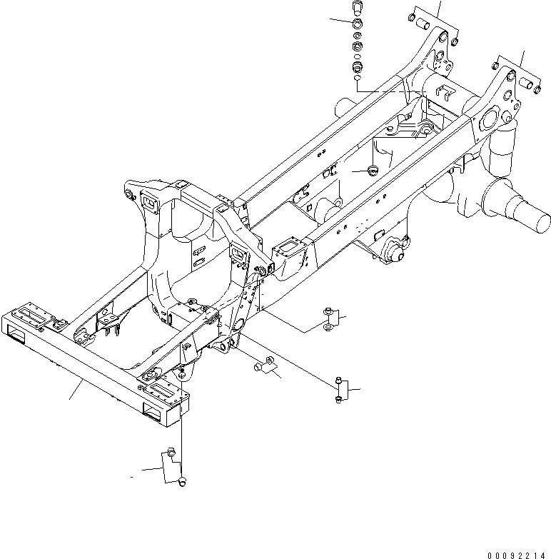 FRAME SUB ASS'Y 569-46-X8712 KOMATSU