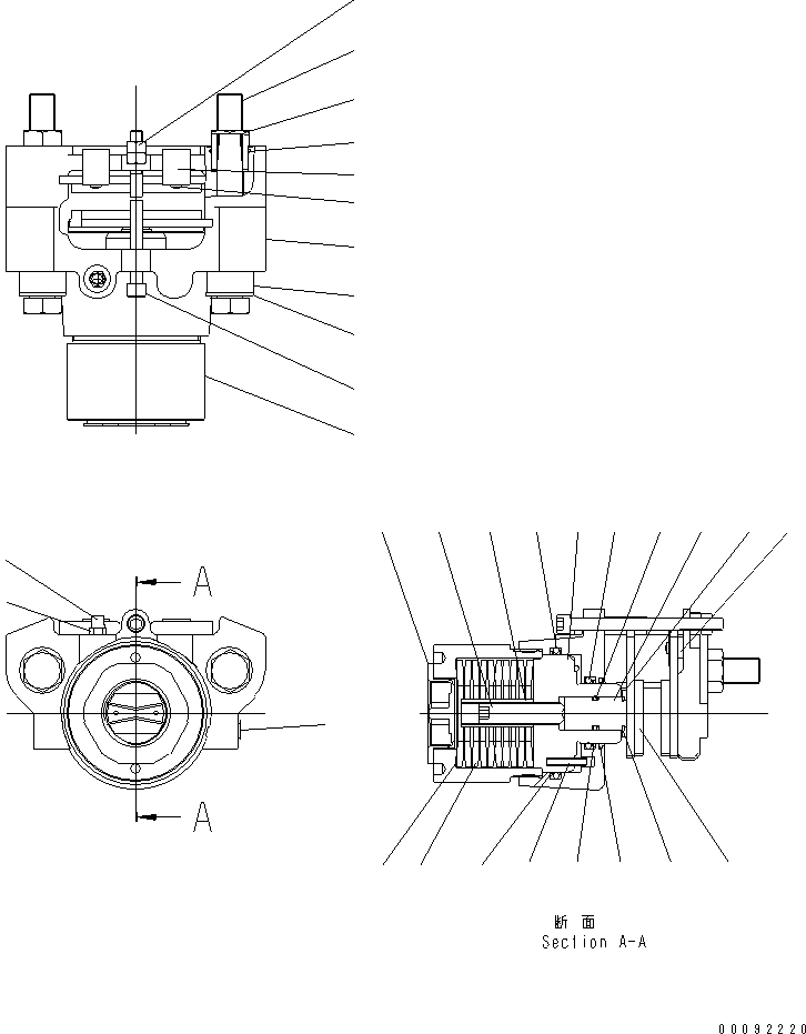CALIPER ASS'Y 23B-32-31301 KOMATSU
