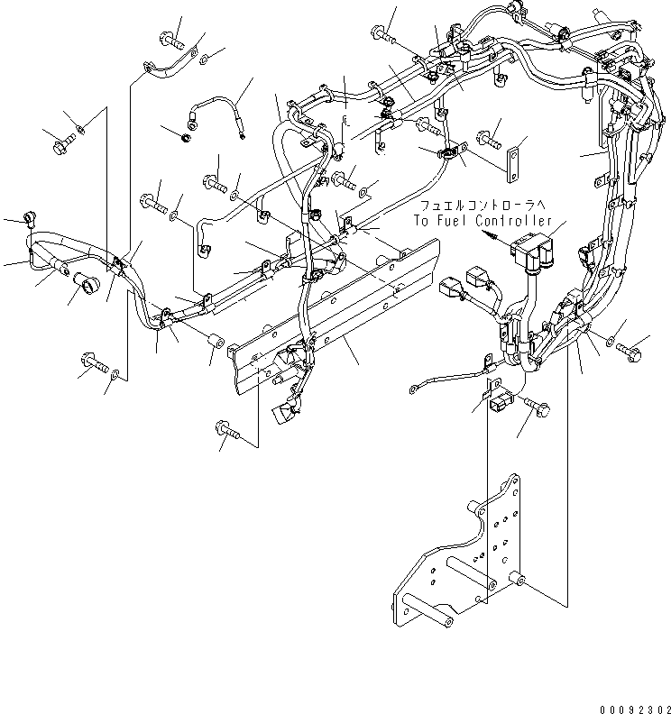 Жгут проводов 6261-81-9470 KOMATSU