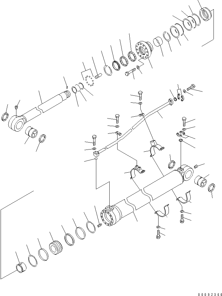 Цилиндр в сборе 707-01-0CC40 KOMATSU