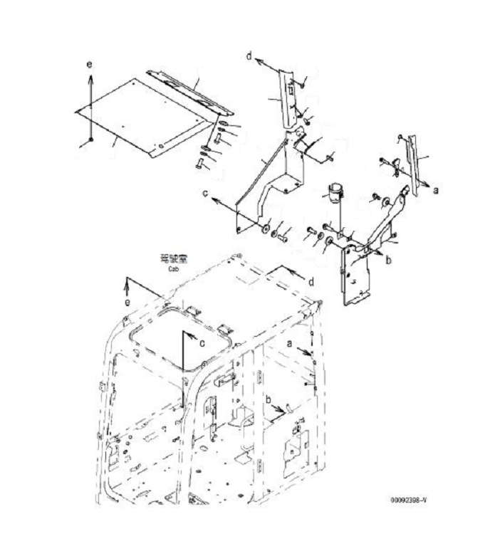 Винт с крестообразным шлицем 01225-70416 KOMATSU