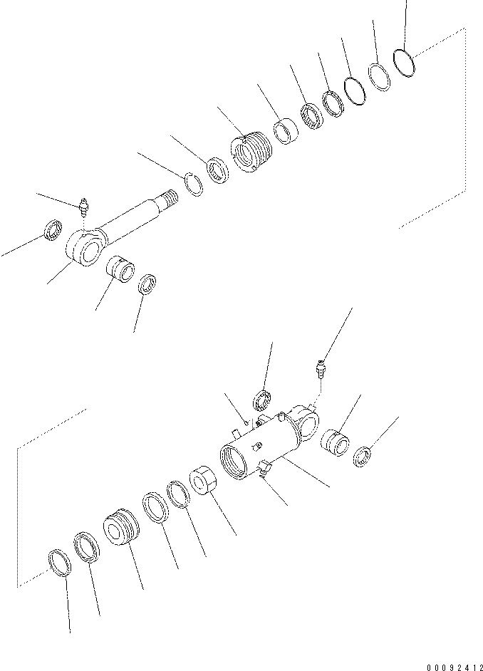 CYLINDER, GROUP, BLADE (¡ò707-00-0T291) KOMATSU