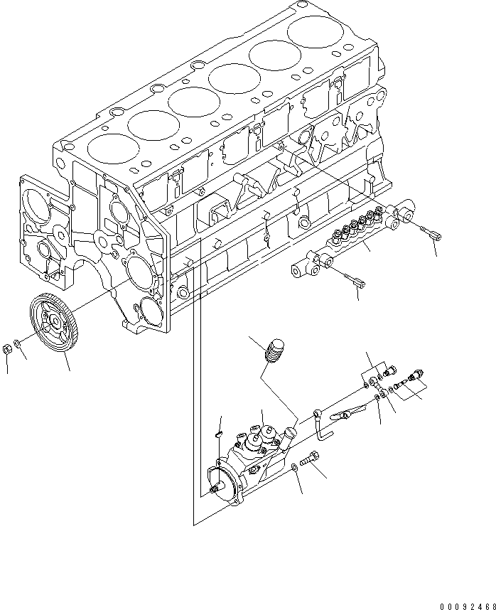 FUEL PUMP ASS'Y 6218-71-1132 KOMATSU