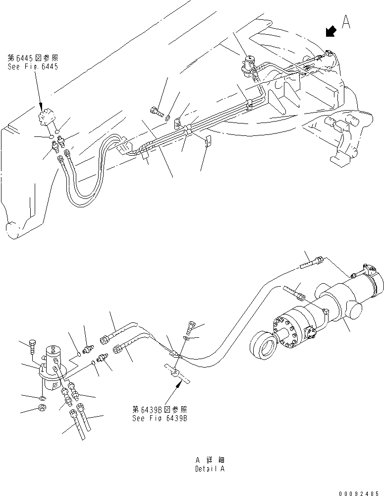 Шланг 07121-40334 KOMATSU