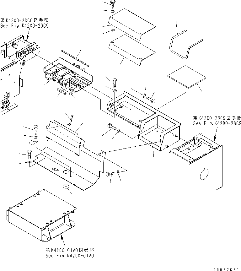 Декоративная накладка 424-54-32240 KOMATSU