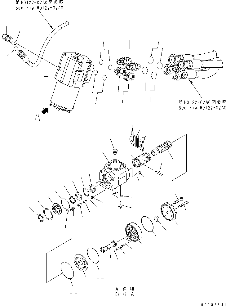 VALVE ASS'Y,ORBITROL 419-64-35103 KOMATSU