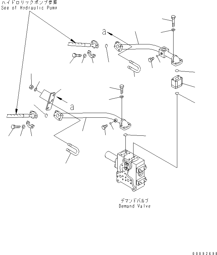 Valve Assembly, HD255-5 702-13-24400 KOMATSU