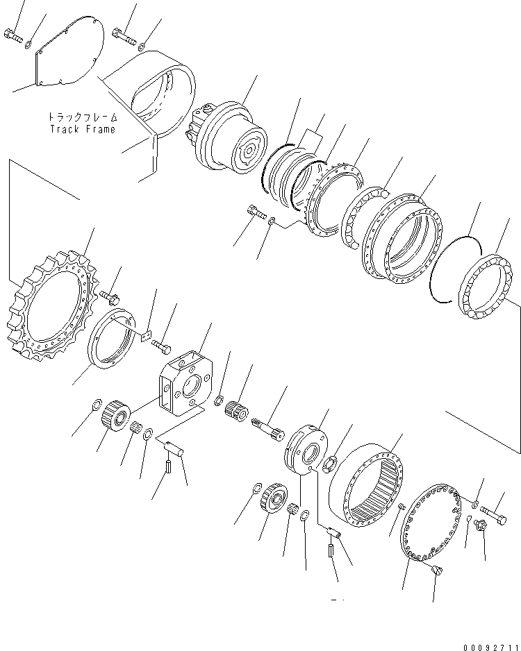 Уплотнение 208-27-61321 KOMATSU