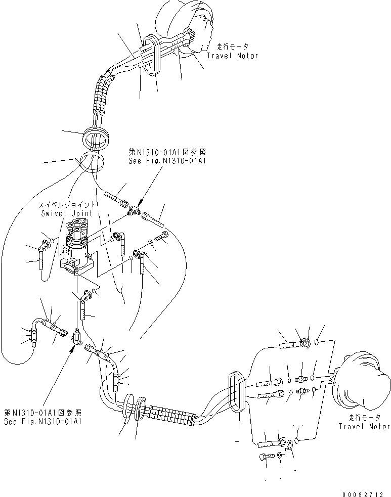 Шланг 208-62-61681 KOMATSU